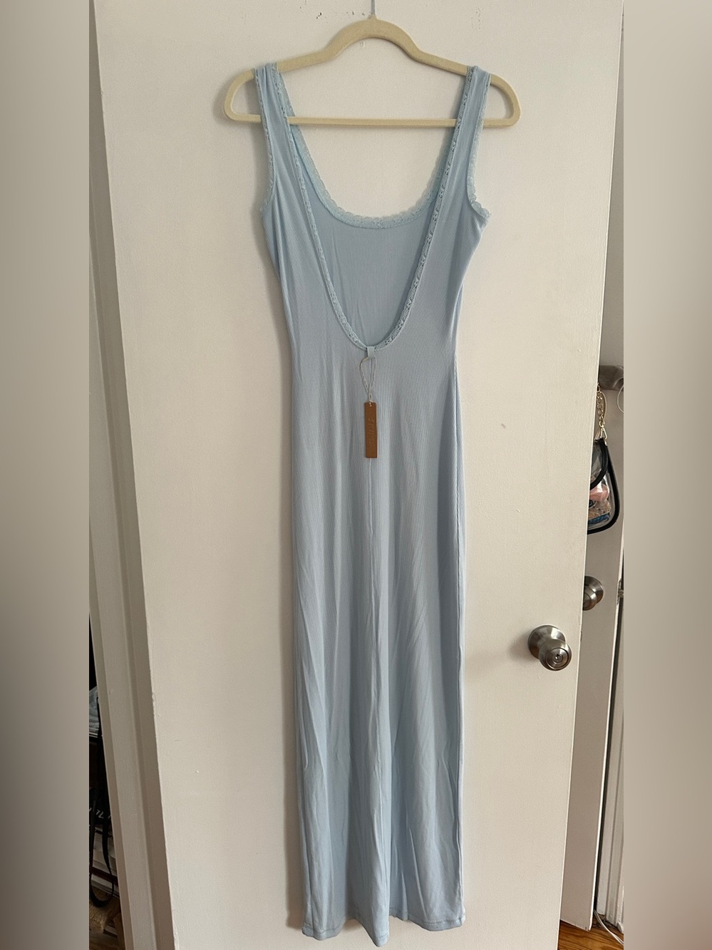 Skims Soft Lounge Lace Maxi Dress size Small - Picture 3 of 6